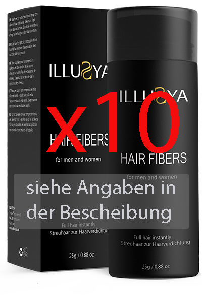 ILLUSYA Streuhaar / Schütthaar 10 Dosen nachfüllen