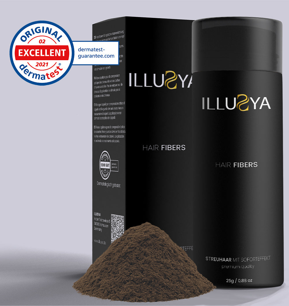 ILLUSYA Streuhaar / Schütthaar / Hair Fibers zur Haarverdichtung