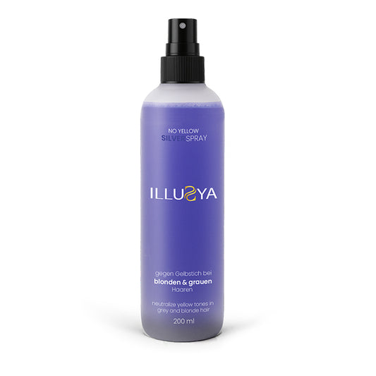 ILLUSYA Silber Spray / Silberspray gegen Gelbstich bei blondem Haar