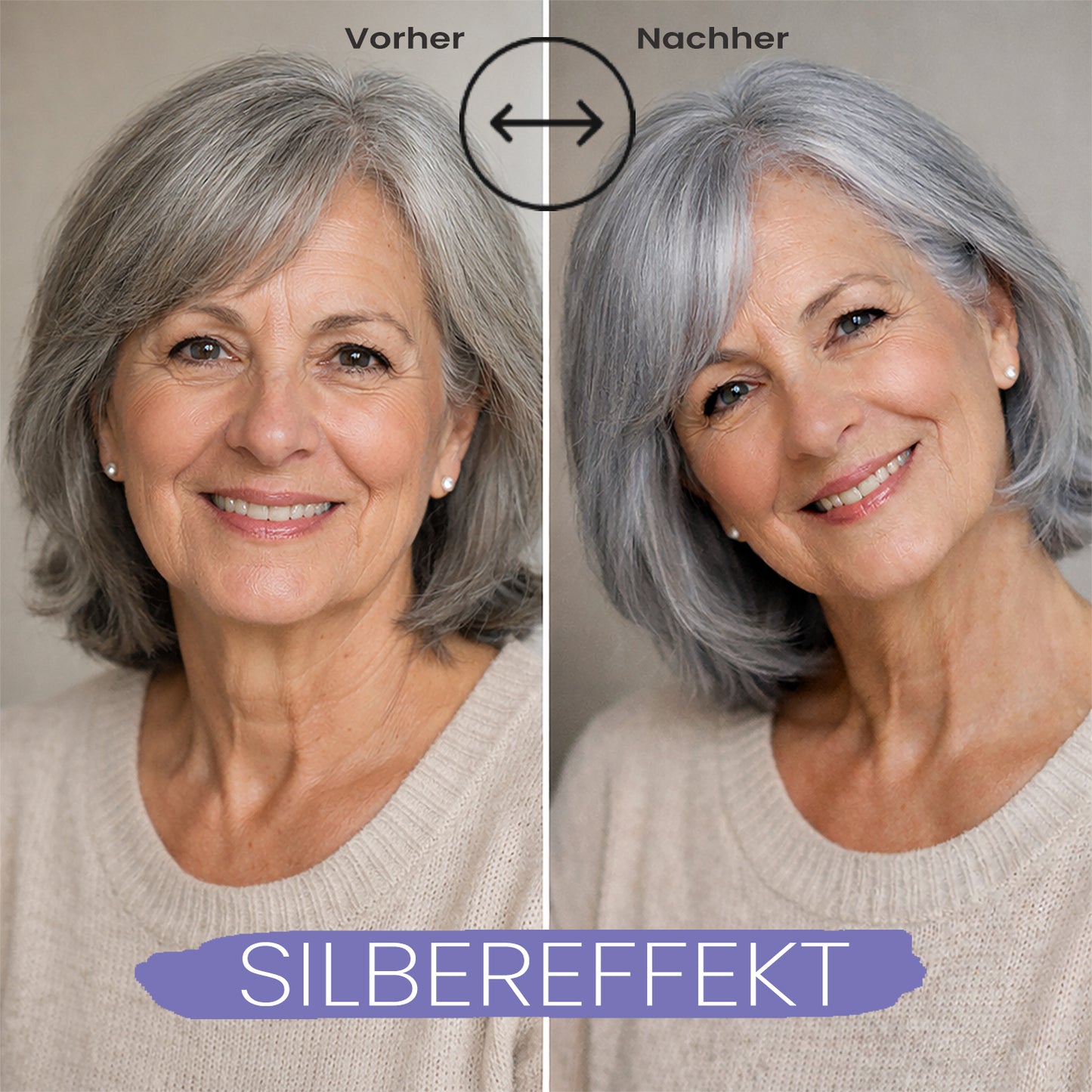 ILLUSYA Silverspray gegen Gelbstich für graues & blondes Haar - No Yellow Anti-Gelbstich Spray 200 ml